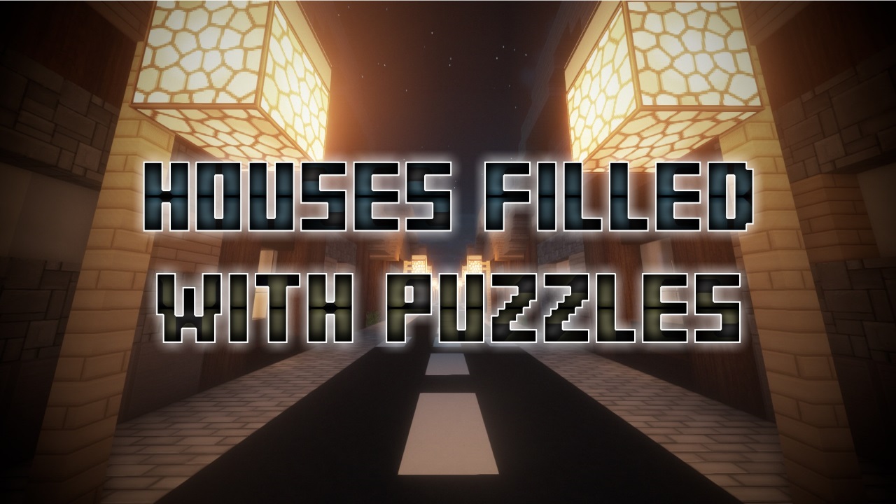 Unduh Houses Filled With Puzzles untuk Minecraft 1.12.2